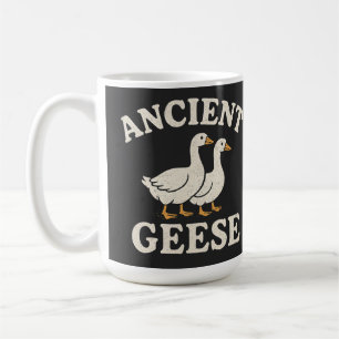 Oude ganzen Retro esthetische kunstprint - Vintage Koffiemok