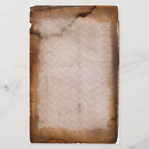 Oude Gebarsten Bevlekte Vintage Kantoorbehoeften Briefpapier