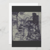 Oude Geboorte scène van Jezus Christus Kaart (Voorkant / Achterkant)