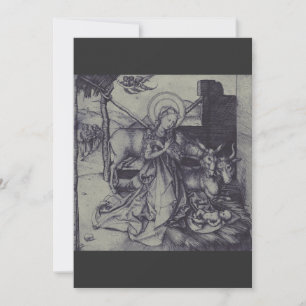 Oude Geboorte scène van Jezus Christus Kaart