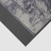 Oude Geboorte scène van Jezus Christus Tissuepapier (Detail)