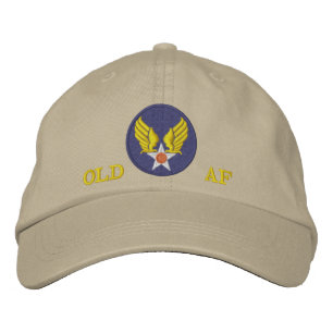 Oude geborduurde Air Force pet
