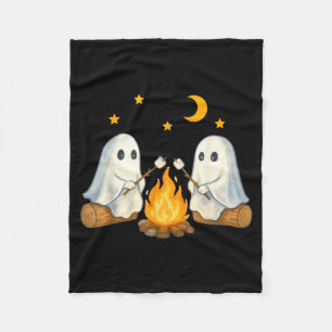 Oude Geest Kamperen Gotische Halloween Kampvuur Fleece Deken