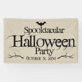 Oude Geesten Spectaculair Batty Volwassenen Hallow Spandoek (Horizontaal)