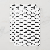 Oude, gefaseerde Antiek auto's - ACHTERGRONDKLEUR Bedankkaart (Voorkant / Achterkant)