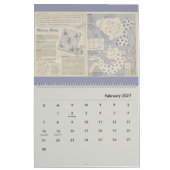 Oude , gefaseerde billen kalender (Feb 2027)