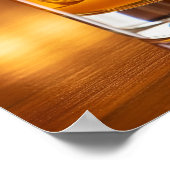 Oude gefaseerde ontvanger poster (Hoek)