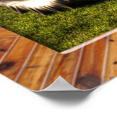 Oude gefaseerde Posters van trekkers (Hoek)