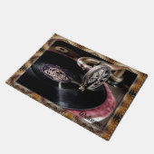 Oude gefashioned Platenspelers Doormat Deurmat (Schuin)
