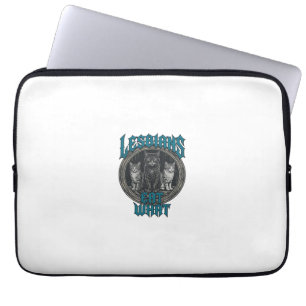 Oude Gegraveerde Katten Trots Grafische Shirt Ontw Laptop Sleeve