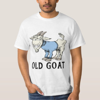 OUDE GEIT VERJAARDAG HEREN OVER DE HILL T-SHIRT