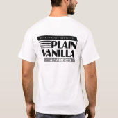 Oude geiten Gang/Plain Vanilla T-shirt (Achterkant)