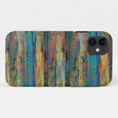 Oude gekleurde houten planken Case-Mate iPhone case (Achterkant (horizontaal))