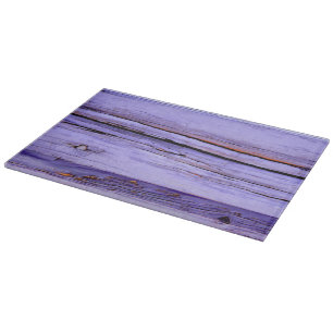 Oude gekraakte paarse verf op hout snijplank