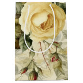 Oude Gele Roze en Witte Rozen  Medium Cadeauzakje (Voorkant)