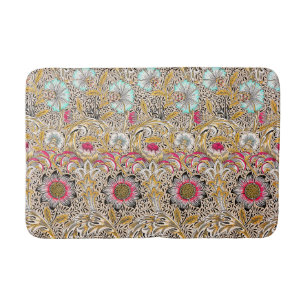 Oude gele roze William Morris's Corncockle Badmat