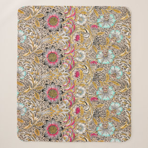 Oude gele roze William Morris's Corncockle Sherpa Deken