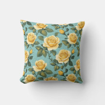 Oude Gele Rozen - Elegant Botanisch Ontwerp