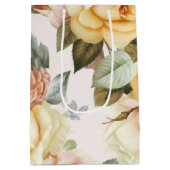 Oude gele rozen medium cadeauzakje (Achterkant)