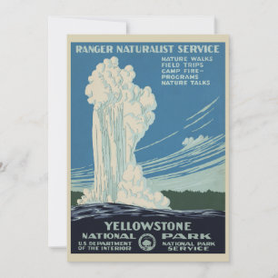 oude gelovigen in het Yellowstone National Park