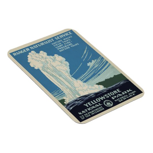 oude gelovigen in het Yellowstone National Park Magneet (Rechterzijde)