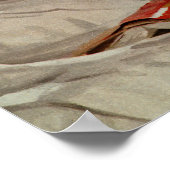 Oude geneeskunde, dokter met vrouwelijke patiënte poster (Hoek)