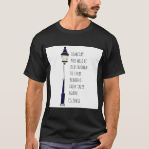 Oude genoeg voor Fairy Tales CS Lewis Wenskaart T-shirt