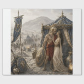 Oude geschiedenis cadeaupapier (Vlak)
