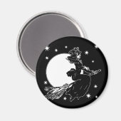 Oude gestekte heks magneet (Voorkant / Achterkant)