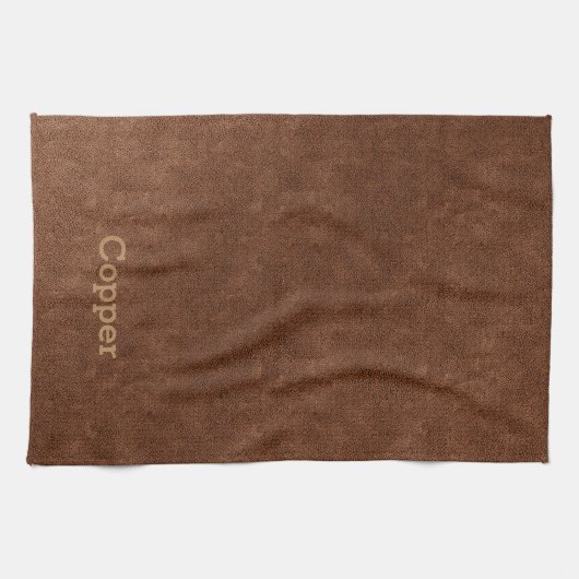 Oude getextureerde minima koper theedoek (Horizontaal)