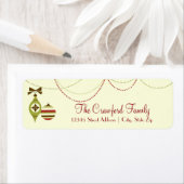 Oude gevierde Kerstmis - de Etiketten van het Adre (Insitu)