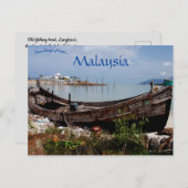 Oude Gevist boot Langkawi Malyasia Briefkaart (Voorkant / Achterkant)