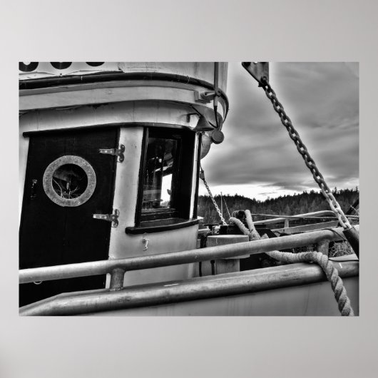 Oude Geviste Boat Forecabin - Kunstmatige Prints (Voorkant)