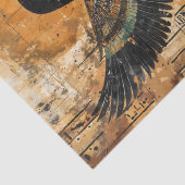 Oude gevleugelde Egyptische godin Tissuepapier (Detail)