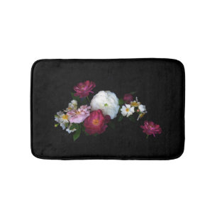 Oude gevlochten Rozen bloemen Badmat