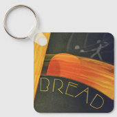 Oude Gezonde Voedingsmiddelen, Volkoren Tarwebrood Sleutelhanger (Voorkant)