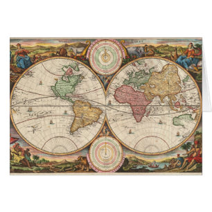 Oude globale kaart
