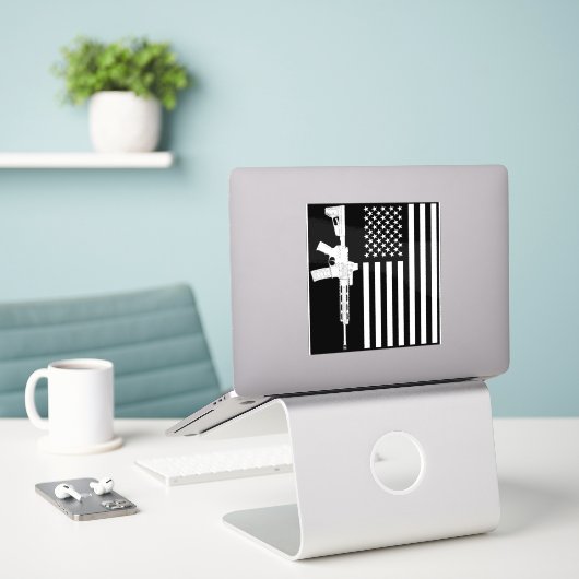 Oude Glorie Sticker (Laptop op bureau)