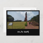 Oude Goa (India) Briefkaart (Voorkant / Achterkant)