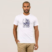 OUDE GOAT Mannen Teeshirt T-shirt (Voorkant volledig)