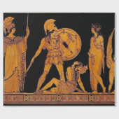 Oude God en godin Frieze - Griekenland Cadeaupapier (Vlak)