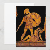 Oude God en godin Frieze - Griekenland Kaart (Voorkant / Achterkant)