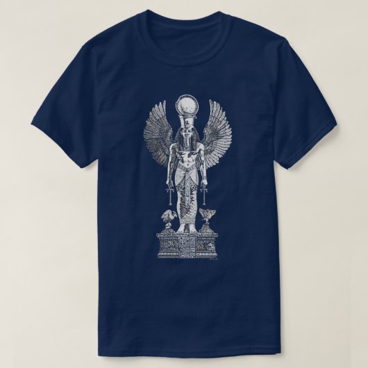 Oude goden van Egypte Thoth Osiris Sobek Horus Anu T-shirt (Design voorkant)