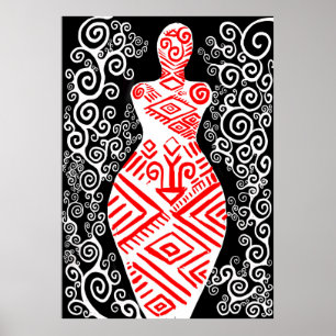 Oude godin poster