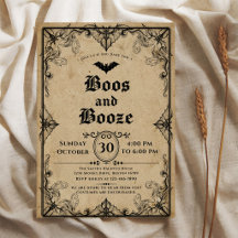 Oude Gotische Boos en drank Halloween