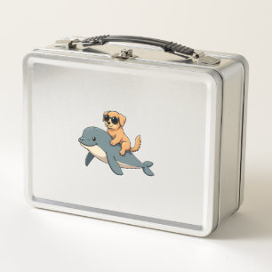 Oude Gouden Retriever Ridder Belugawalvis Grappig