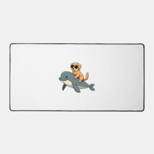 Oude Gouden Retriever Ridder Belugawalvis Grappig Bureaumat