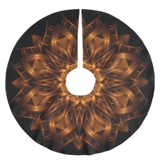 Oude goudkoperen medaillonrok kerstboom rok (Voorkant)