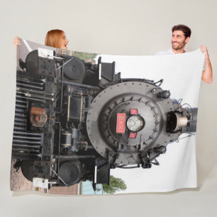 Oude Grand Canyon-raillocomotief Fleece Deken