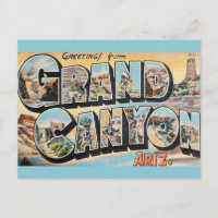 Oude Grand Canyon wenskaart